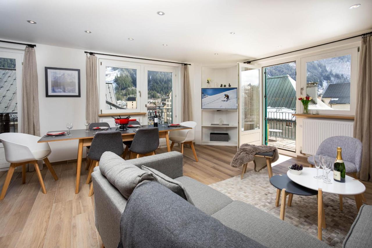 Le Panoramic Mont Blanc Apartment - Chamonix All Year Ngoại thất bức ảnh